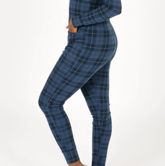 ⚡️SALE⚡️Smash + Tess Wednesday Romper in Blue Holiday Tartan, Size XS - Picture 2 of 13